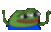 Лягуха радуется :радость: :радость: